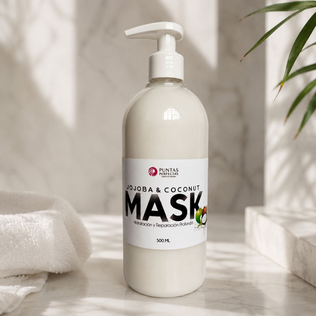 Máscara de coco y jojoba orgánica 500ML