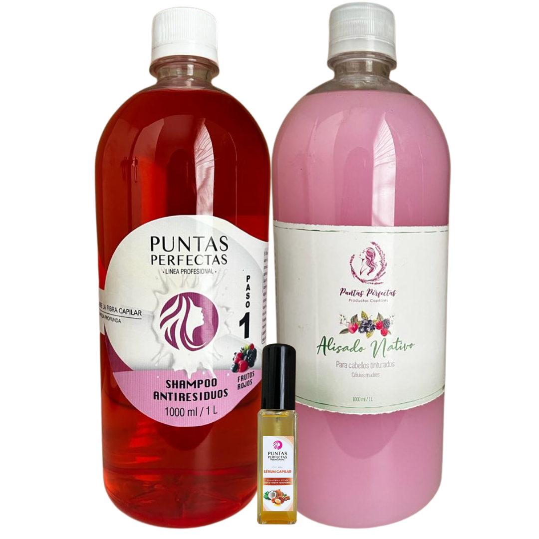 ALISADO NATIVO DE CELULAS MADRE PREMIUM 1LT PARA CABELLOS TINTURADOS