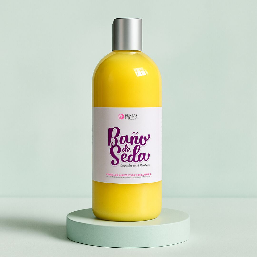 Baño de seda (vegan) repara y revitaliza cabellos 500ml!