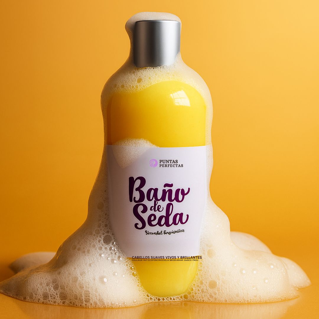 Baño de seda (vegan) repara y revitaliza cabellos 500ml!