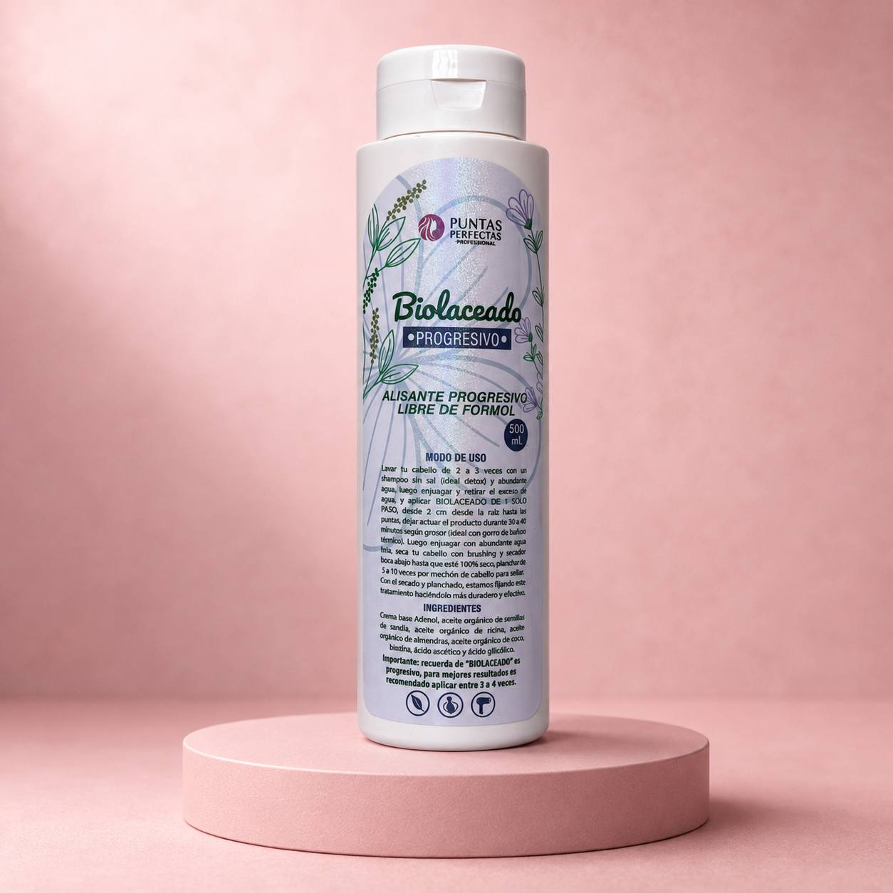 Alisado Progresivo y Orgánico Biolaceado  500 ml