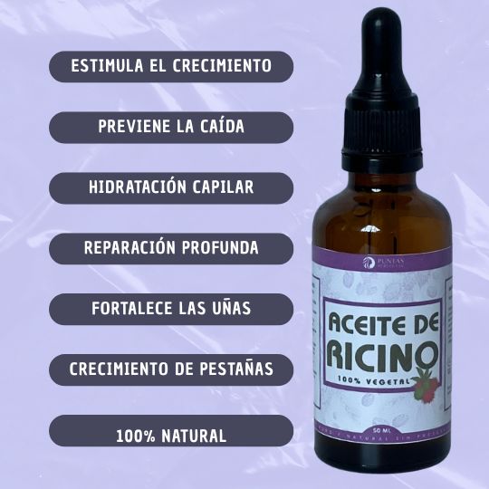 Aceite de Ricino 100% Vegetal 50ml