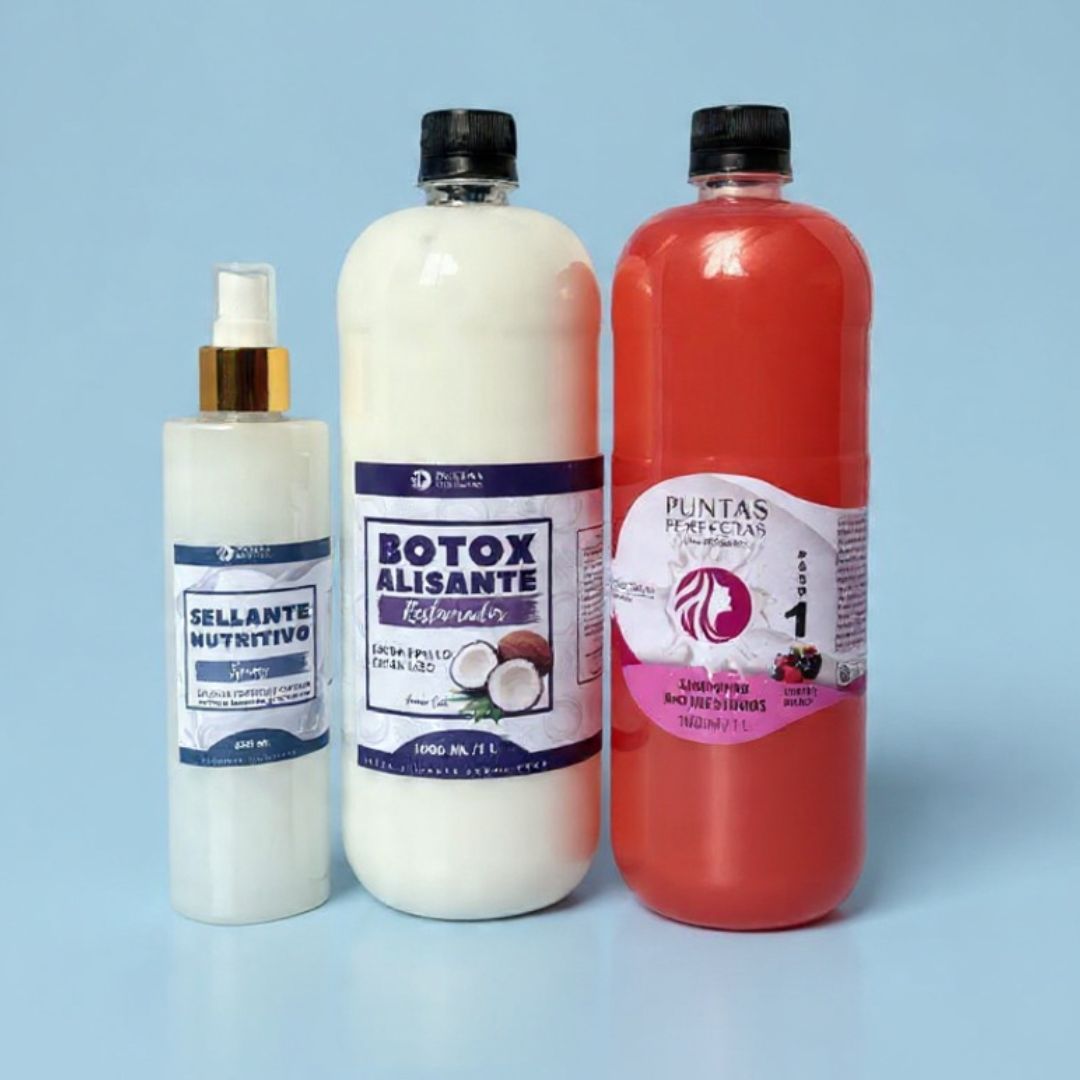 Kit Restaurador Alisante Aroma Coco 1 Litro + Sellante Nutritivo Spray