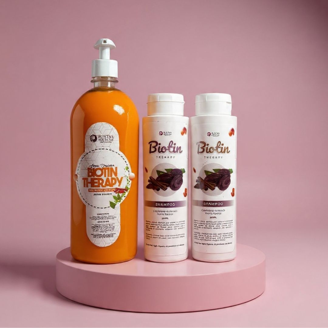 Pack Shampoo y Acondicionador + Crema Capilar Biotin