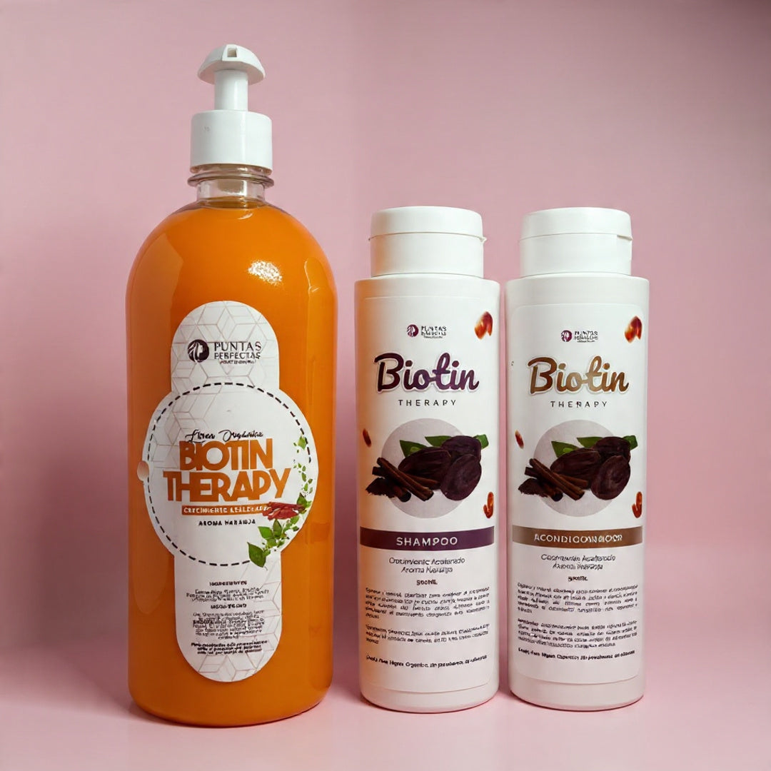 Pack Shampoo y Acondicionador + Crema Capilar Biotin
