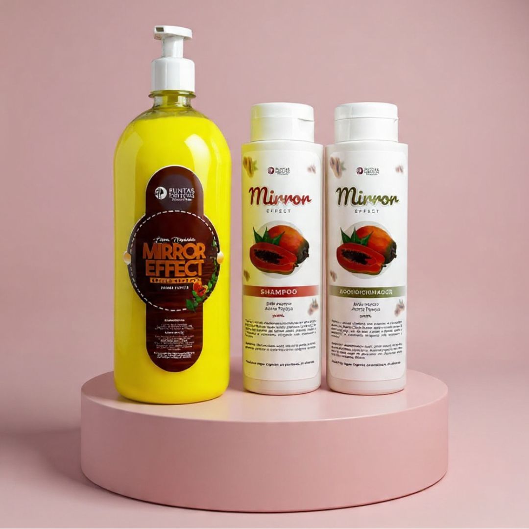Pack Shampoo y Acondicionador + Crema Capilar Mirror Effect