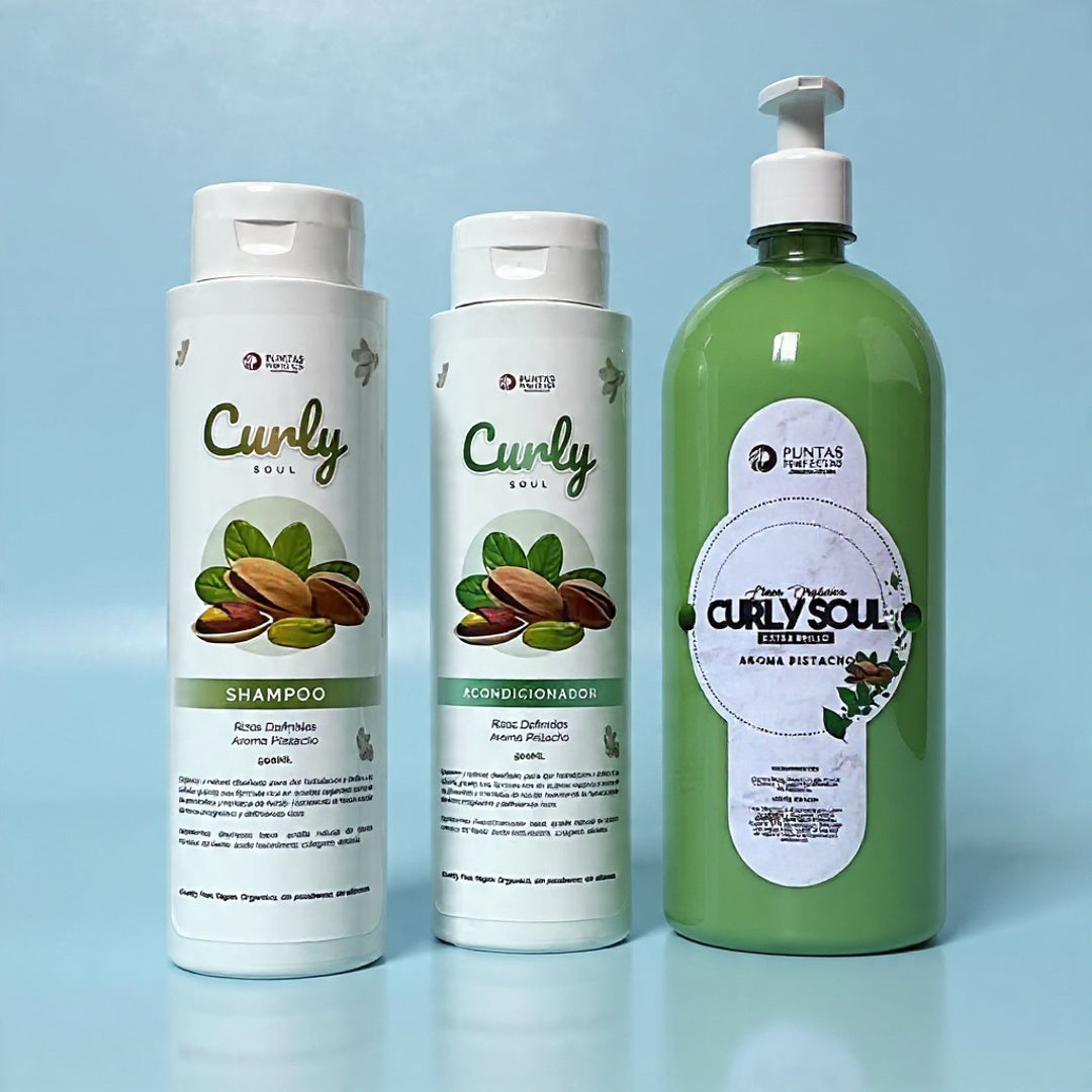 Pack Shampoo y Acondicionador + Crema Capilar Curly Soul
