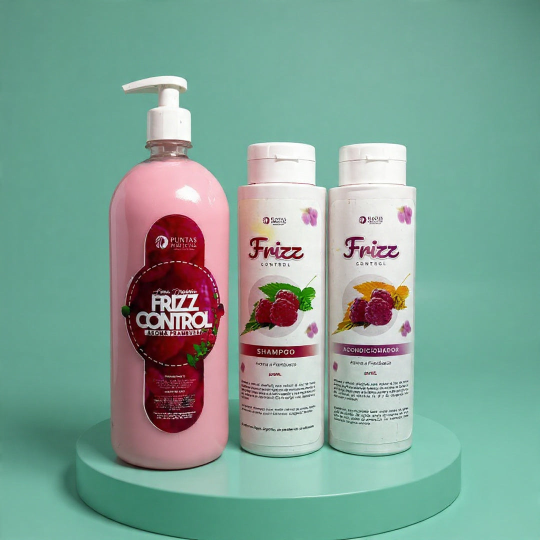 Pack Shampoo y Acondicionador + Crema Capilar Frizz Control
