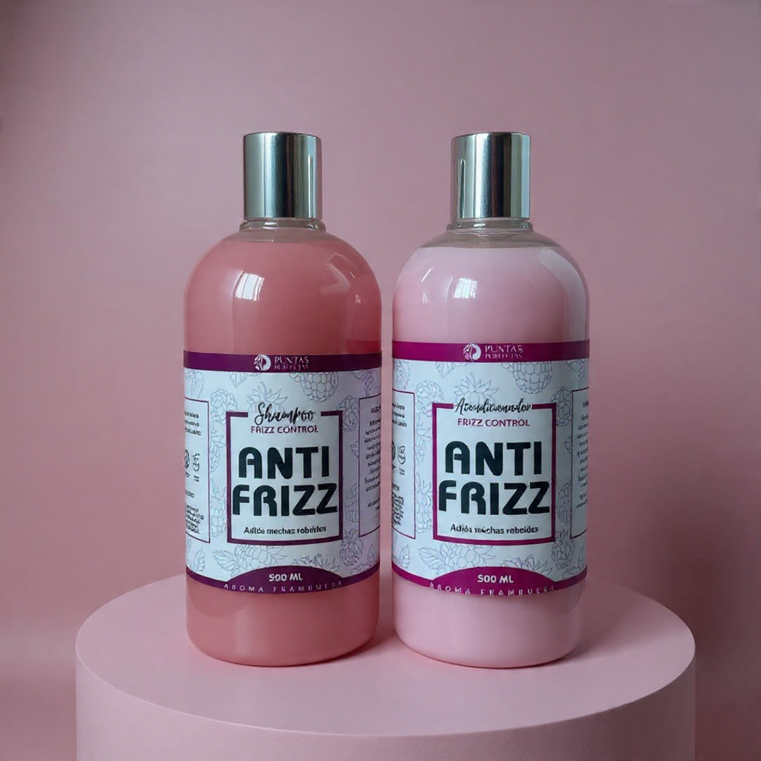 Pack Shampoo y acondicionador Orgánico FRIZZ CONTROL Adiós Frizz 500ml c/u