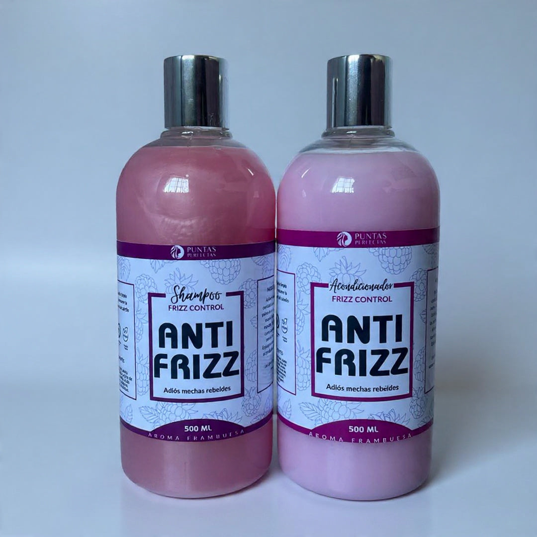 Pack Shampoo y acondicionador Orgánico FRIZZ CONTROL Adiós Frizz 500ml c/u