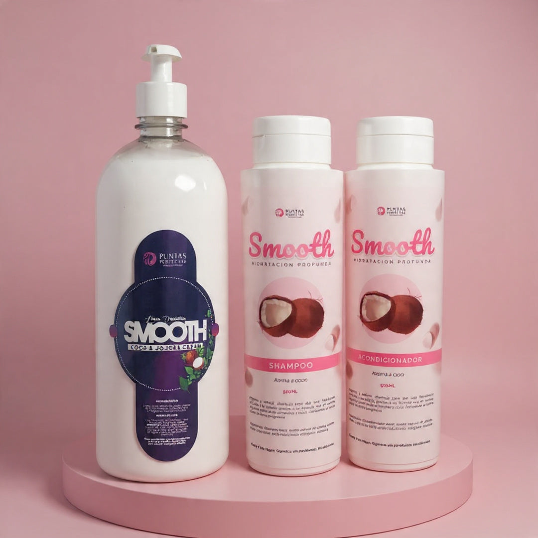 Pack Shampoo y Acondicionador + Crema Capilar Smooth