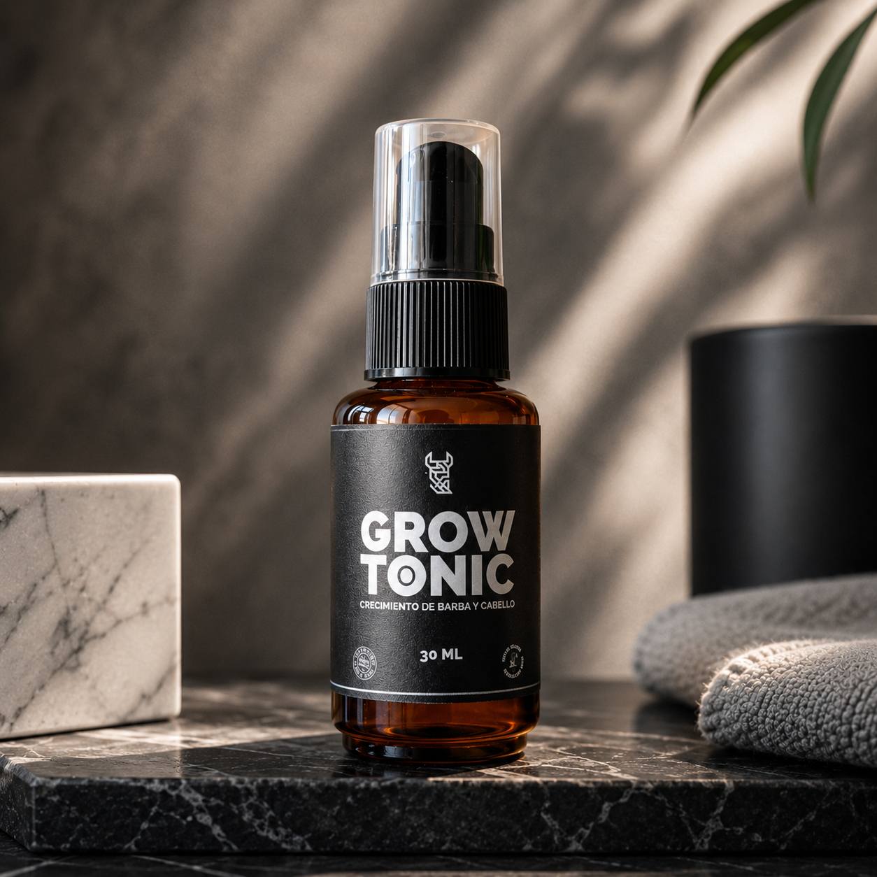 Tónico para el crecimiento de Barba y cabello 30 ml
