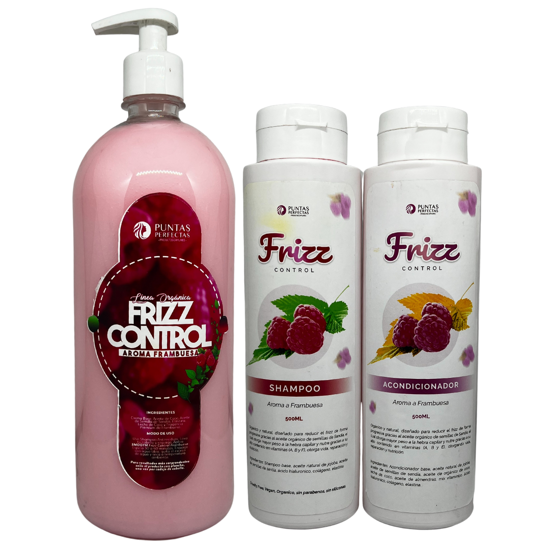 Pack Shampoo y Acondicionador + Crema Capilar Frizz Control + Envío GRATIS