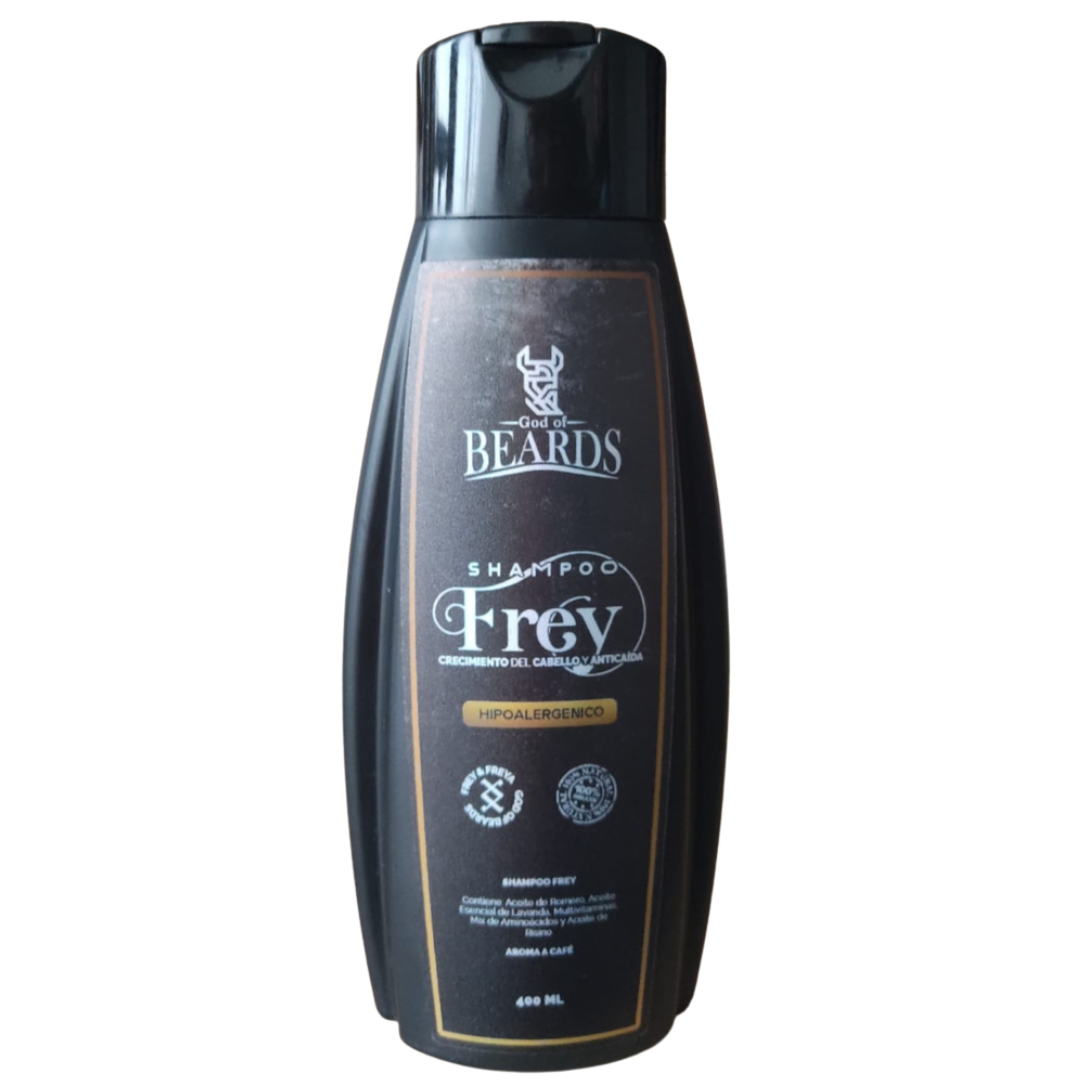 Shampoo Frey crecimiento y anticaida café 400ml